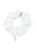 Mulberry Silk Scrunchie - Pearl