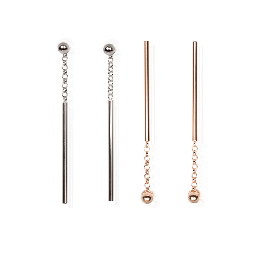 Dots Falling Earrings