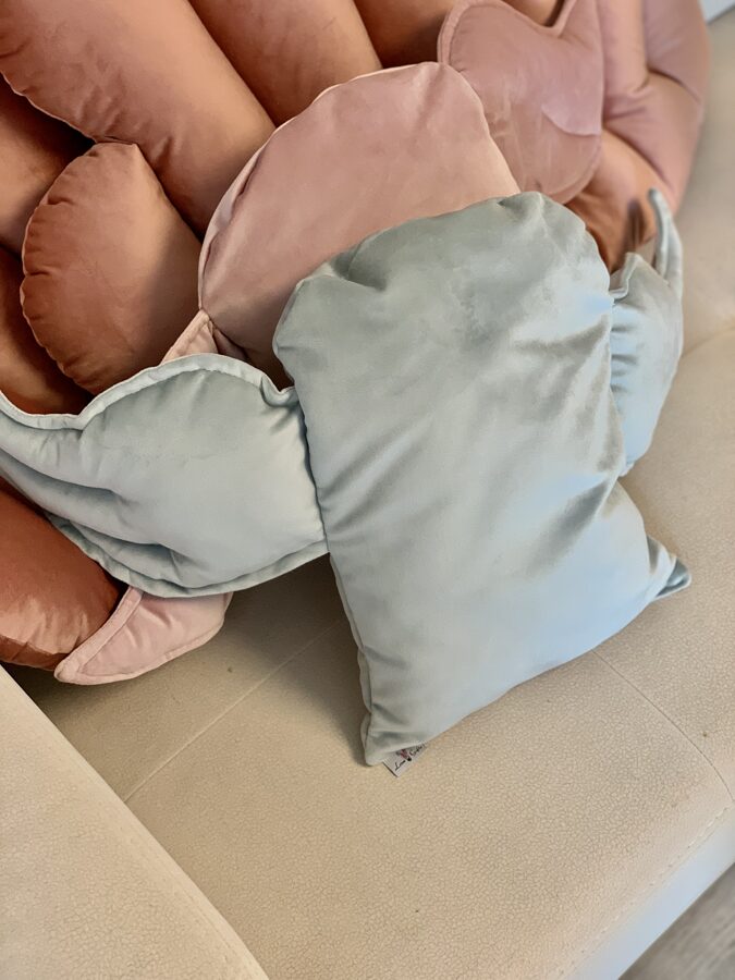 Decorative Cushion "Wings" - Grey