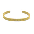 Bracelet for Him - Never Give Up