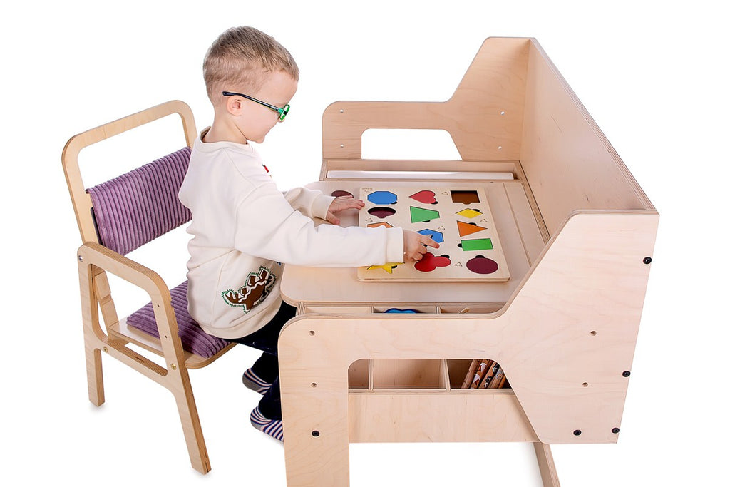 Adjustable Children Chair Luula - Cannon Pink