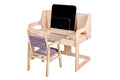 Adjustable Children Montessori Table and Chair Set Luula - Cannon Pink