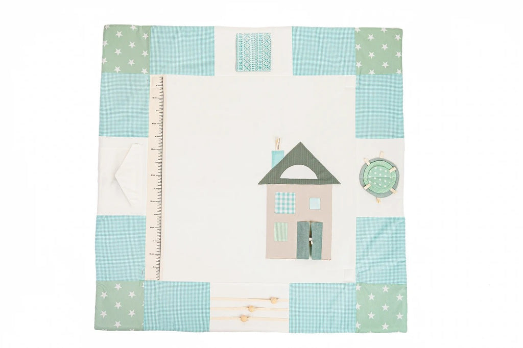 Baby Activity Mat, 120x120cm - Mint Green