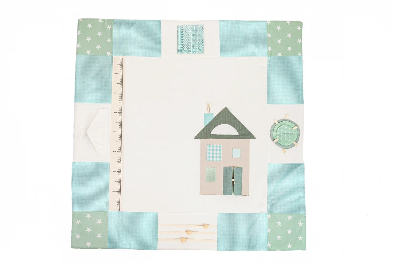 Baby Activity Mat, 120x120cm - Mint Green