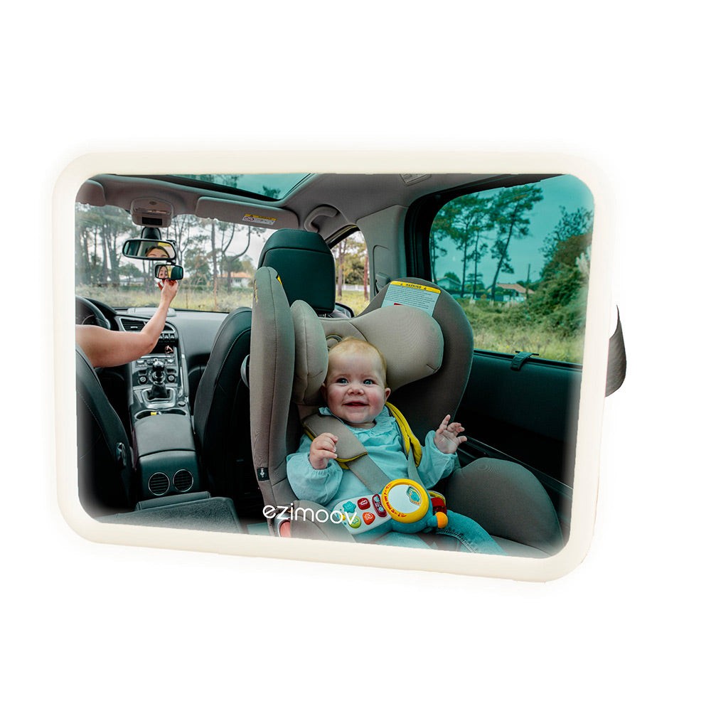 Baby Car Mirror with LED Pro