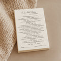 Baby Shower Game Cards - Baby Facts Trivia