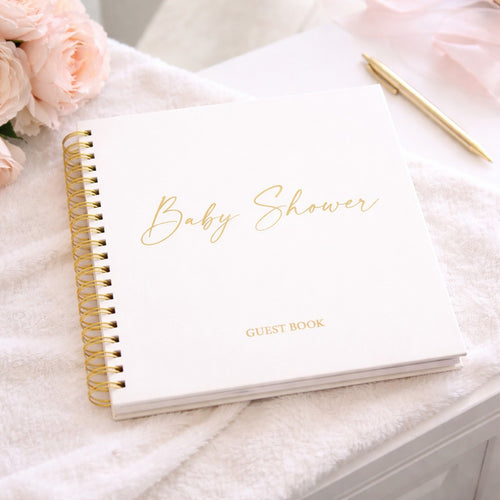 Baby Shower Guest Book - English