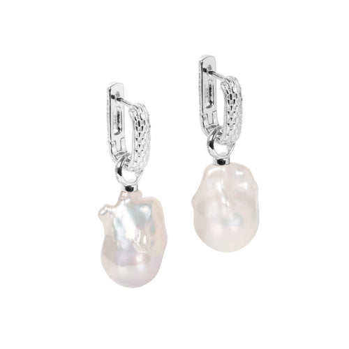 Baroque Pearl L Earrings