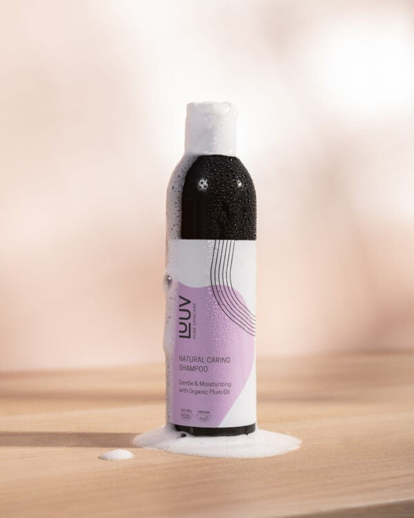 Natural Nourishing Shampoo with Plum Oil, 250 ml