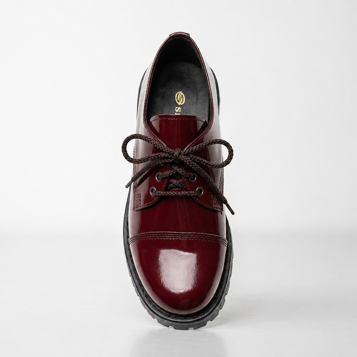 Burgundy Widgets - Patent Leather