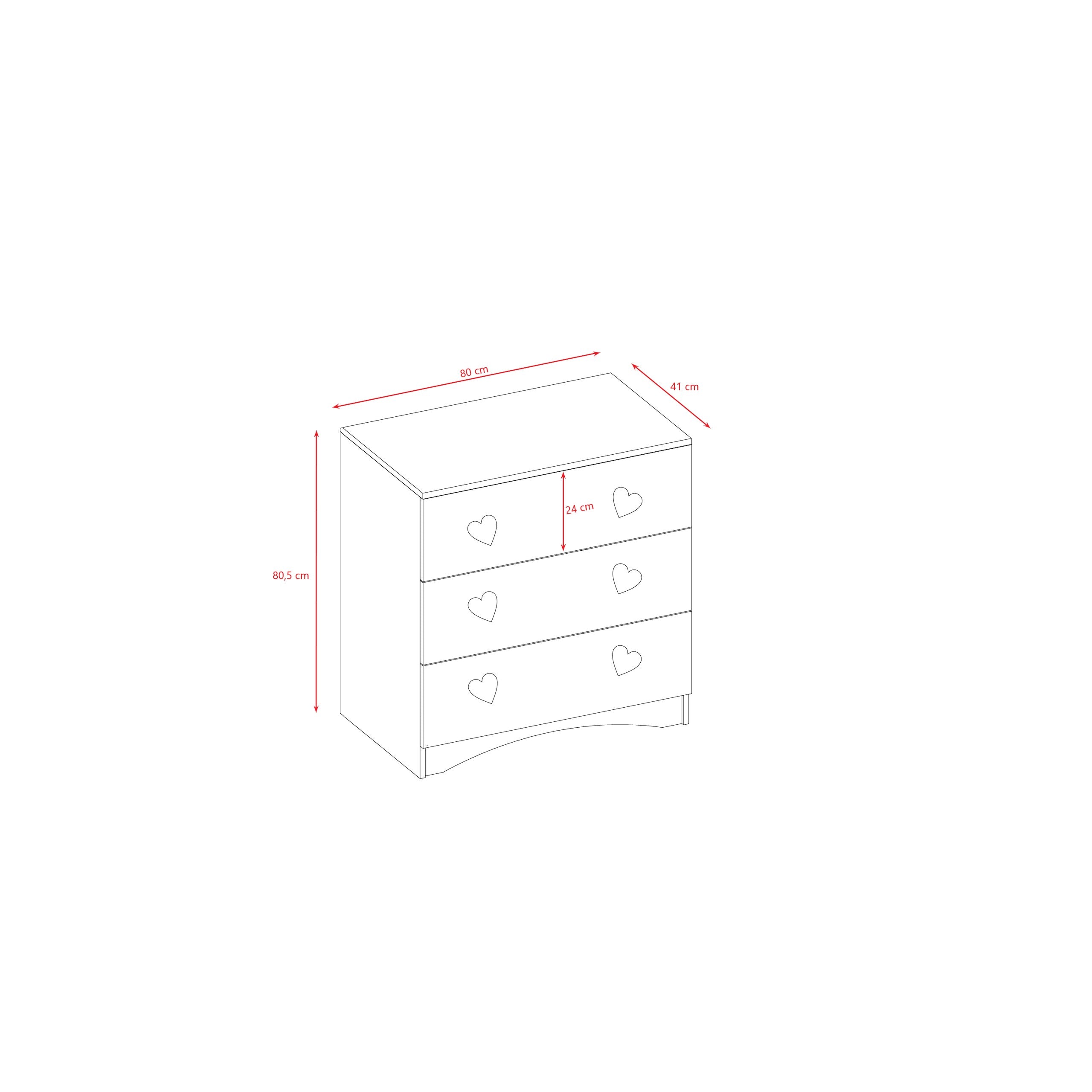 Chest-of-Drawers Julia