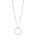 Circle Necklace Silver