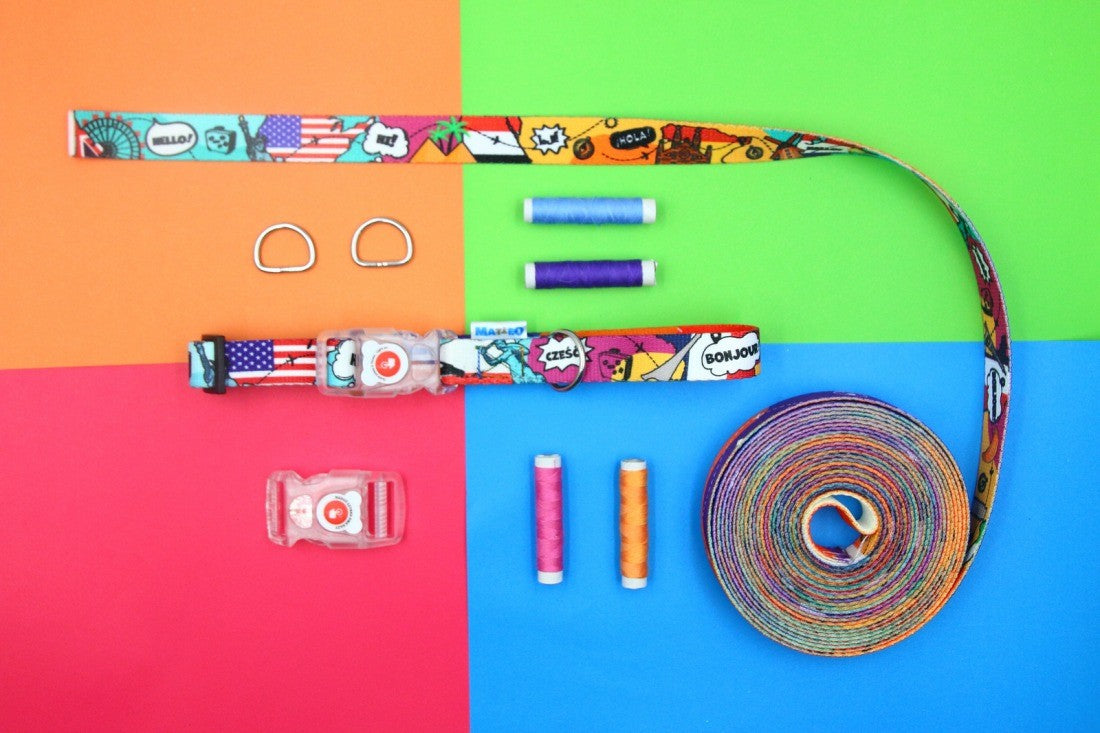 Collar With A LED Plastic Buckle – Travel