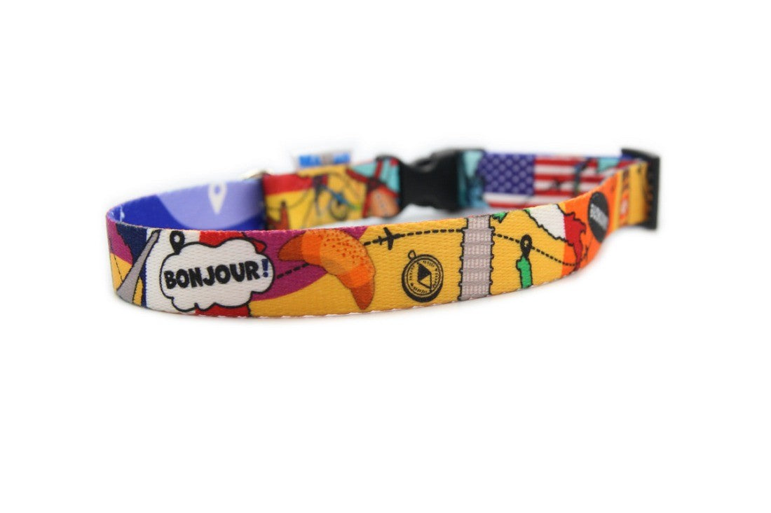 Collar With A Plastic Bucle – Travel