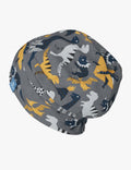 Cotton Beanie Hat With Folds DARGO - Dinosaurs