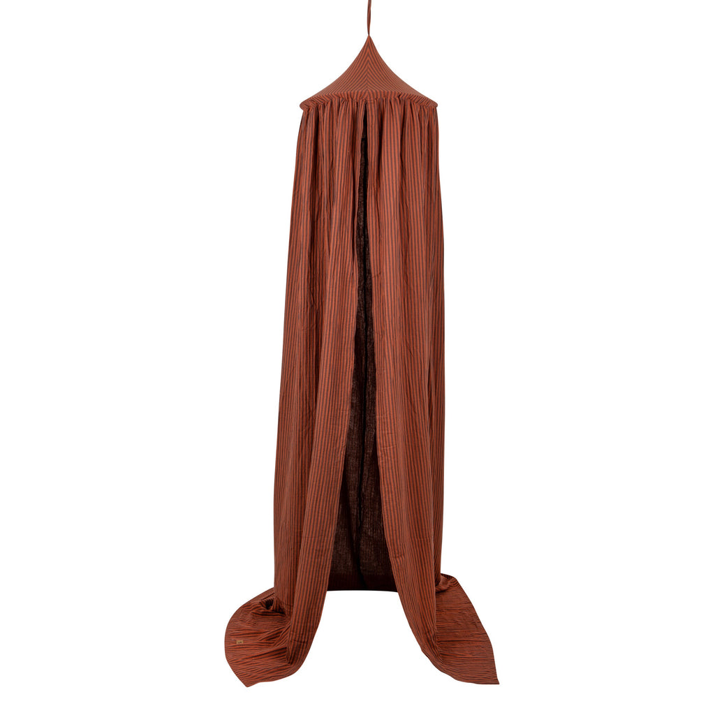 Cotton Canopy - Brown Stripes