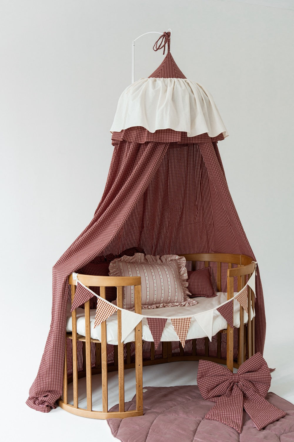 Cotton Canopy - Pink Check