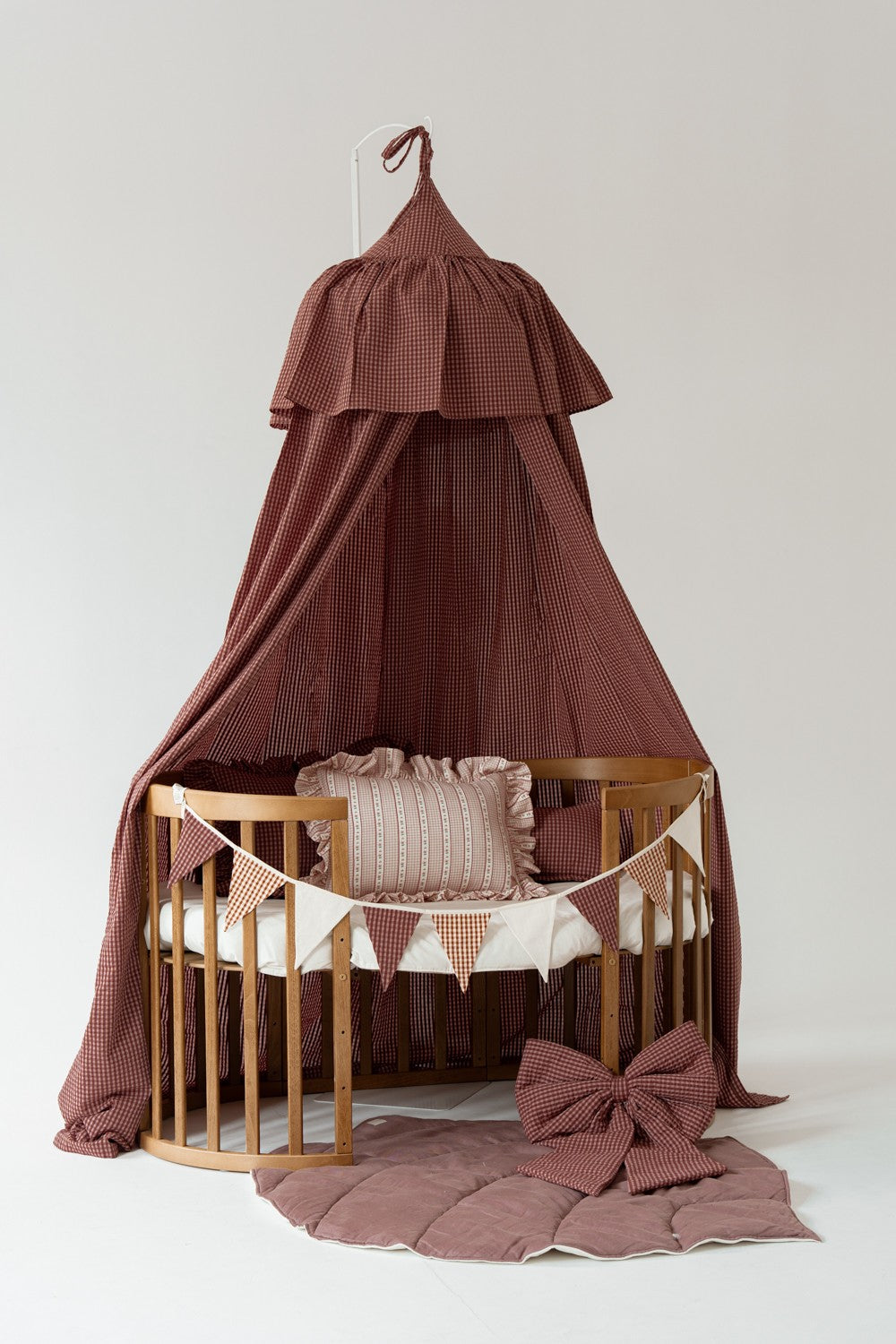 Cotton Canopy - Pink Check
