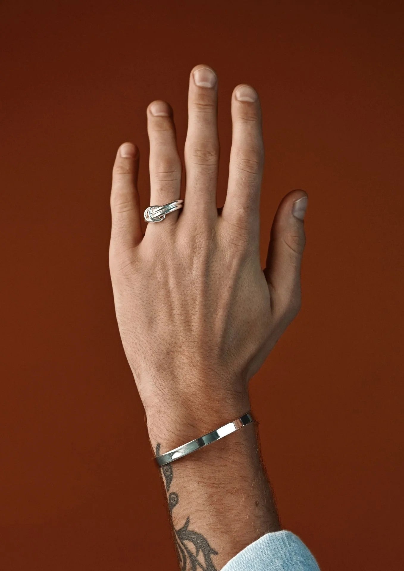 Double Ring - Silver
