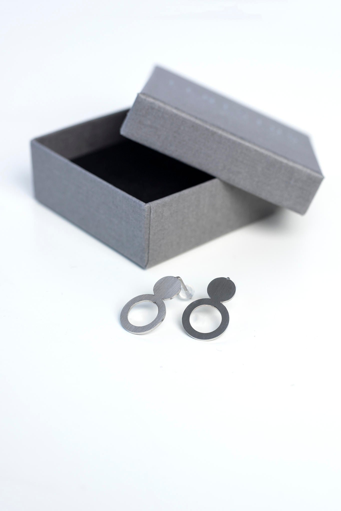 Earrings Arc - Silver