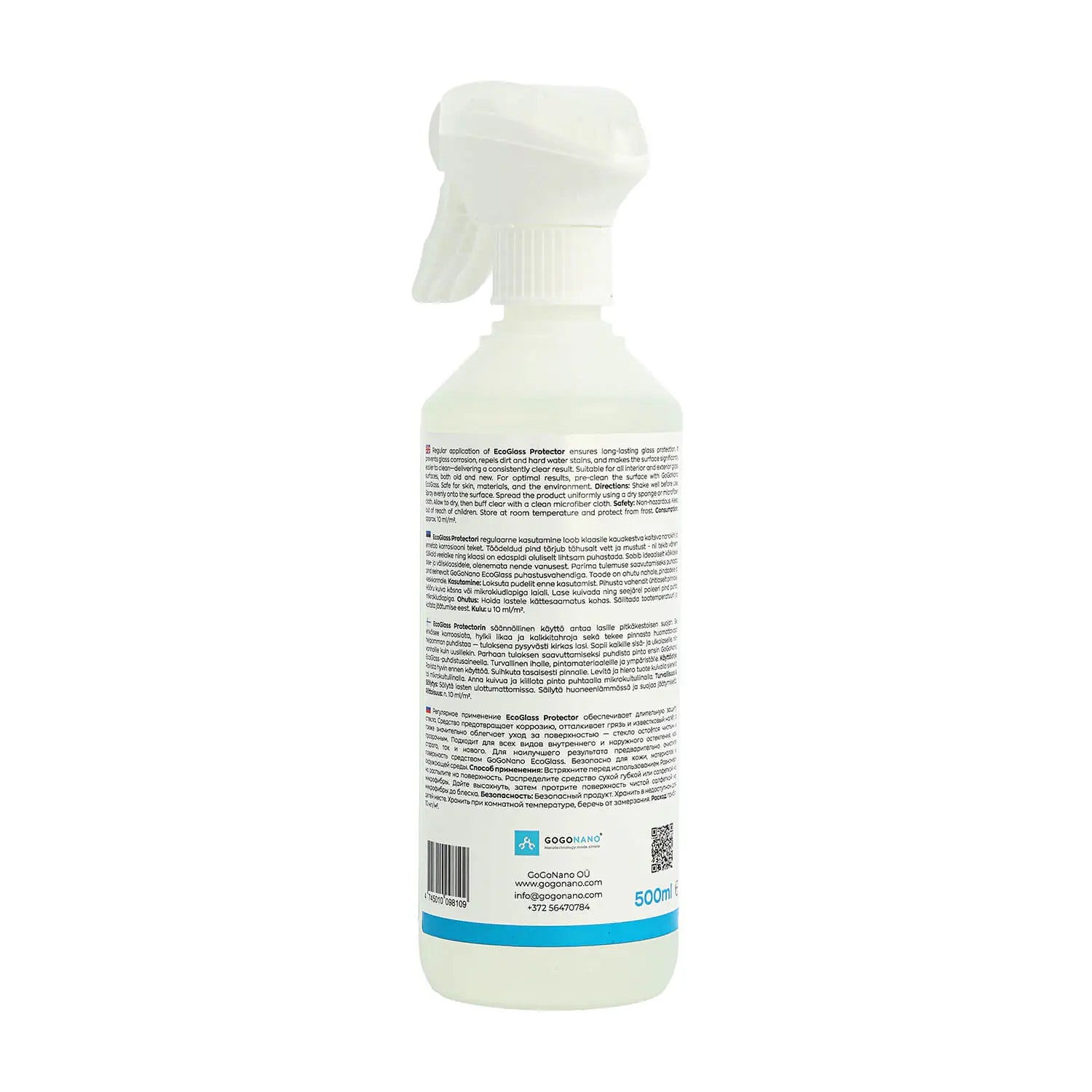 EcoGlass Protector – Nano Glass Coating, 500 ml