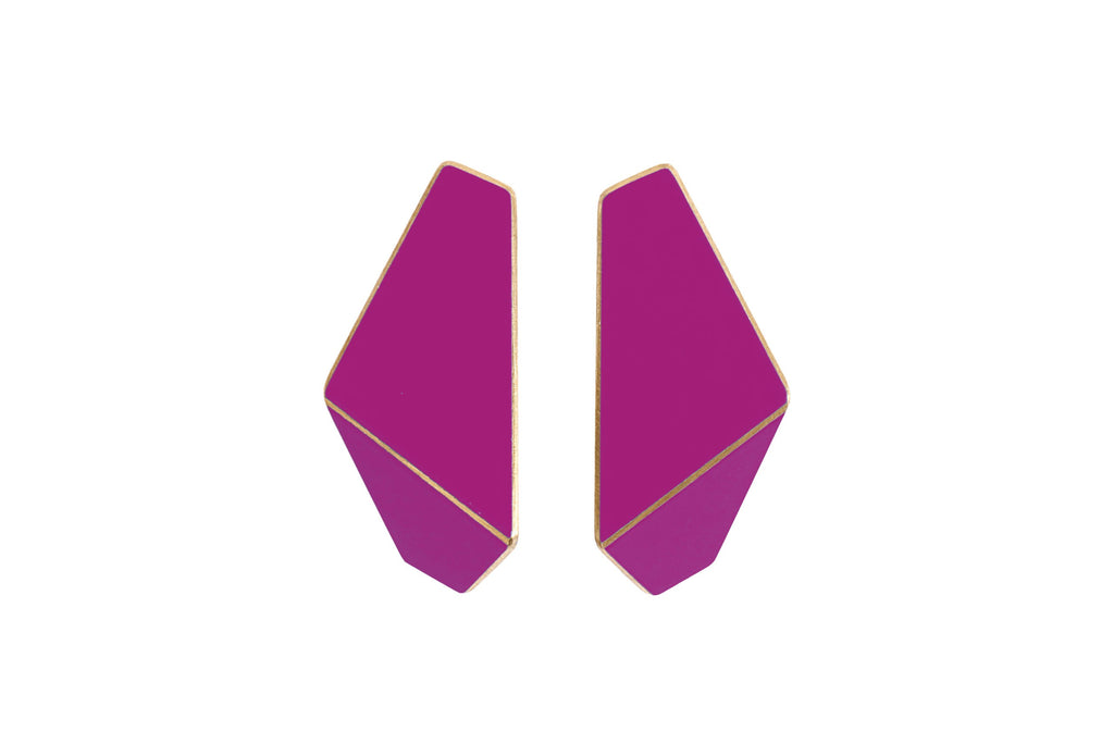 Folded Slim Earrings