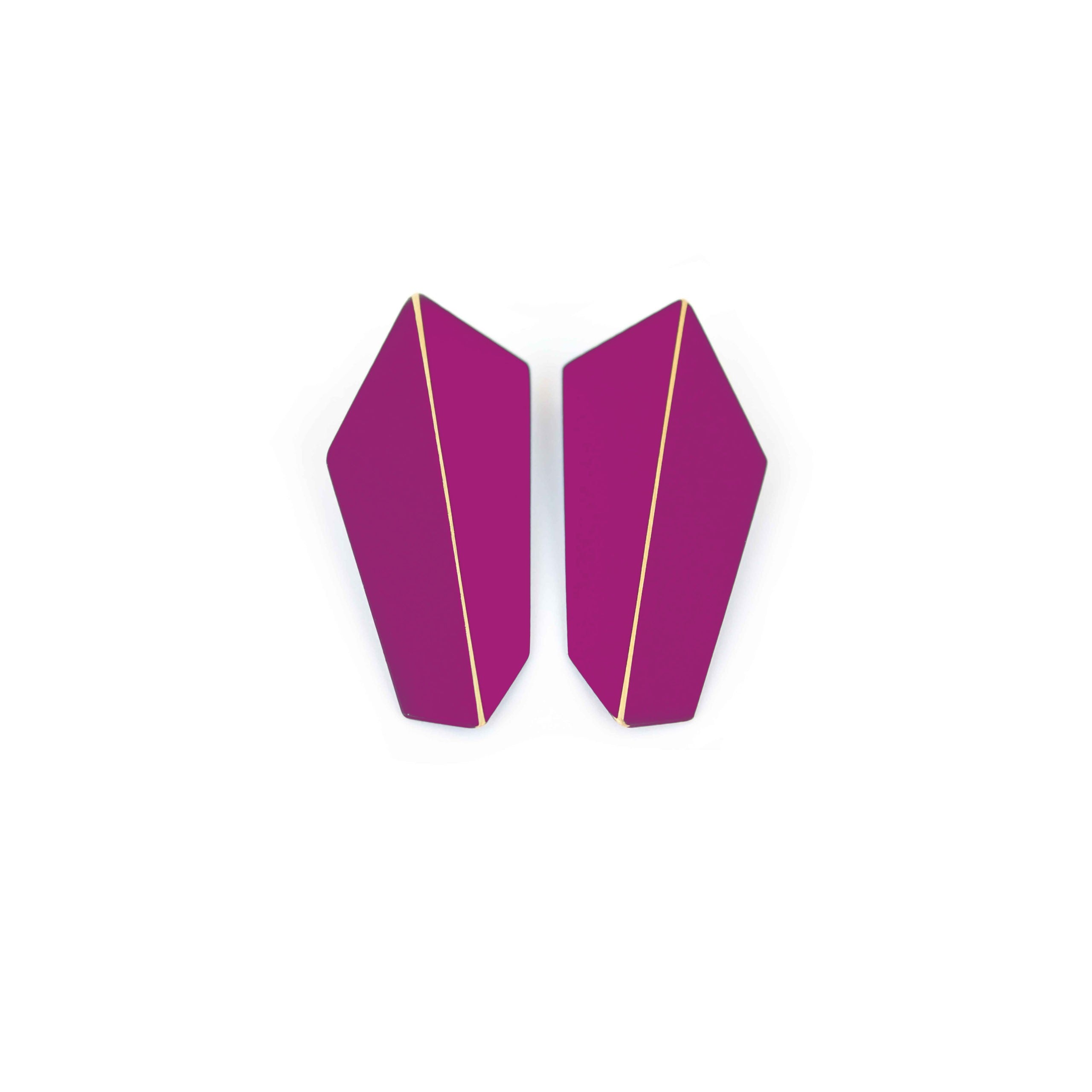 Folded Vertical Earrings