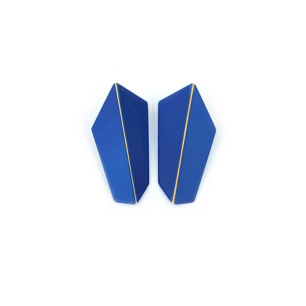 Folded Vertical Earrings