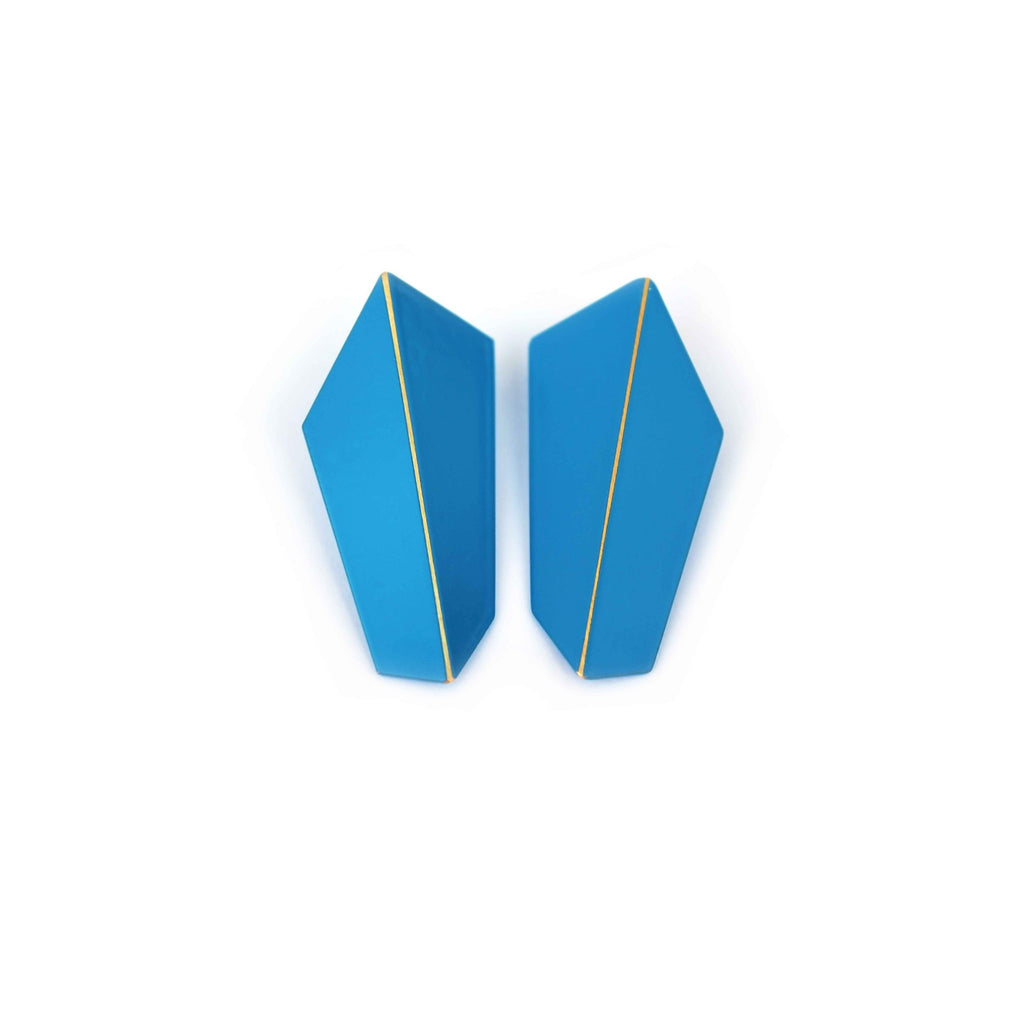 Folded Vertical Earrings