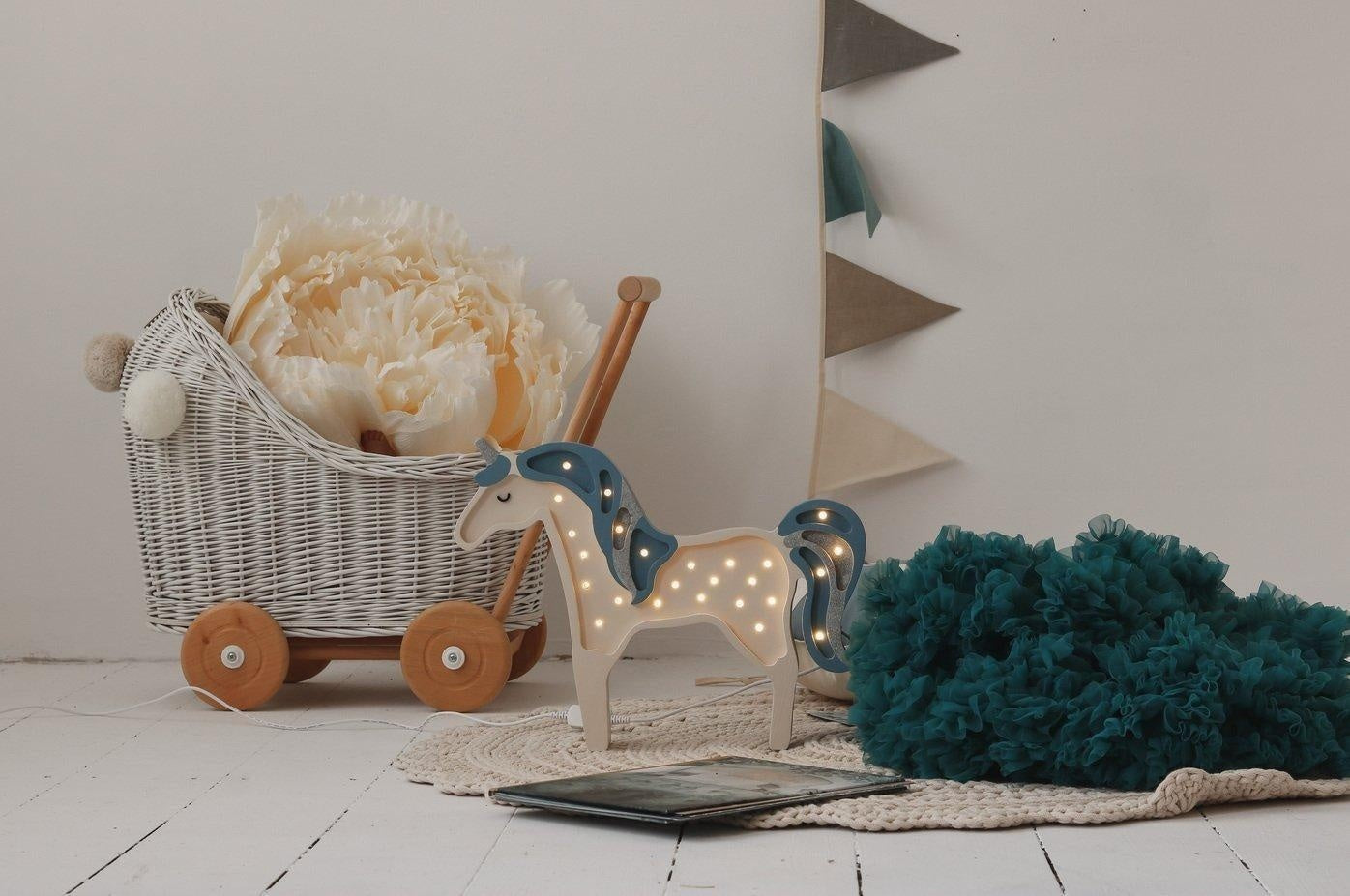 Garland - Cream, Grey and Teal