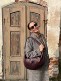 Hobo Bag Heart - Brown