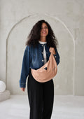 Hobo Bag Heart - Cream