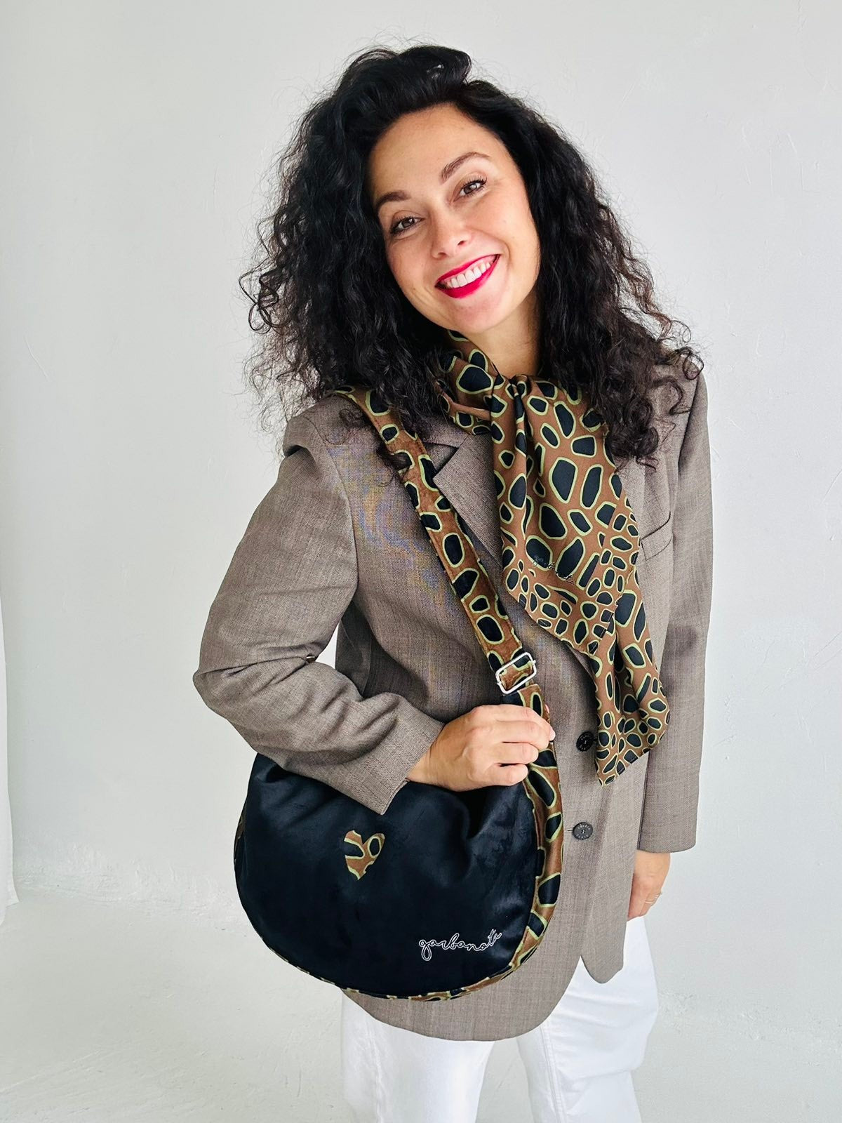 Hobo Bag - Leopard Heart