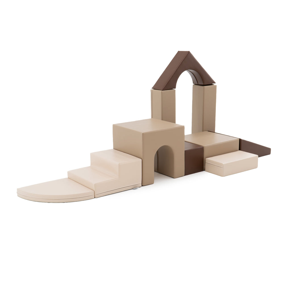 Soft Play 10 Foam Block Set - Chocolate Factory Creativity