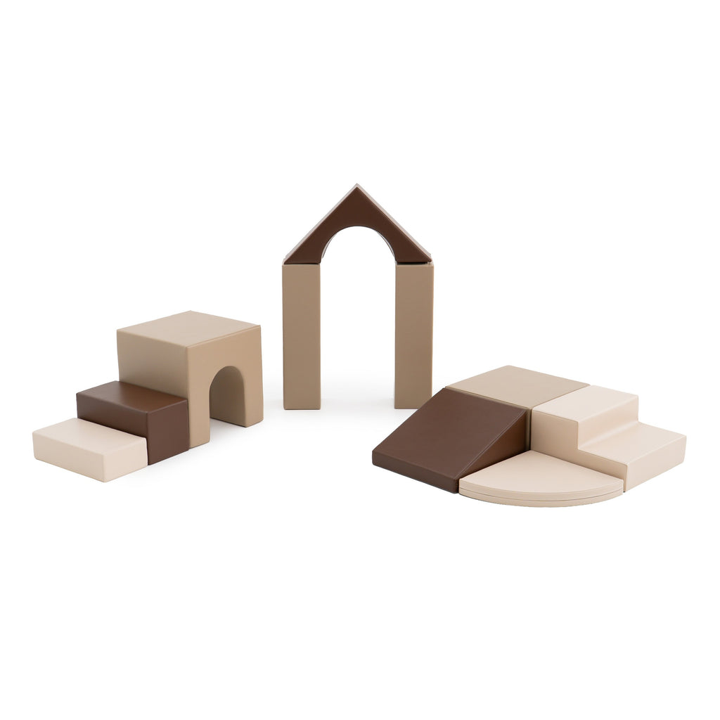 Soft Play 10 Foam Block Set - Chocolate Factory Creativity