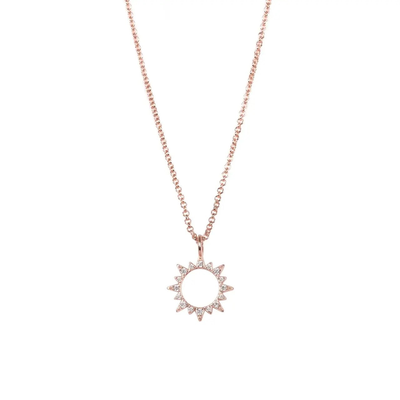 Illumi ZC Sun Pendant Necklace