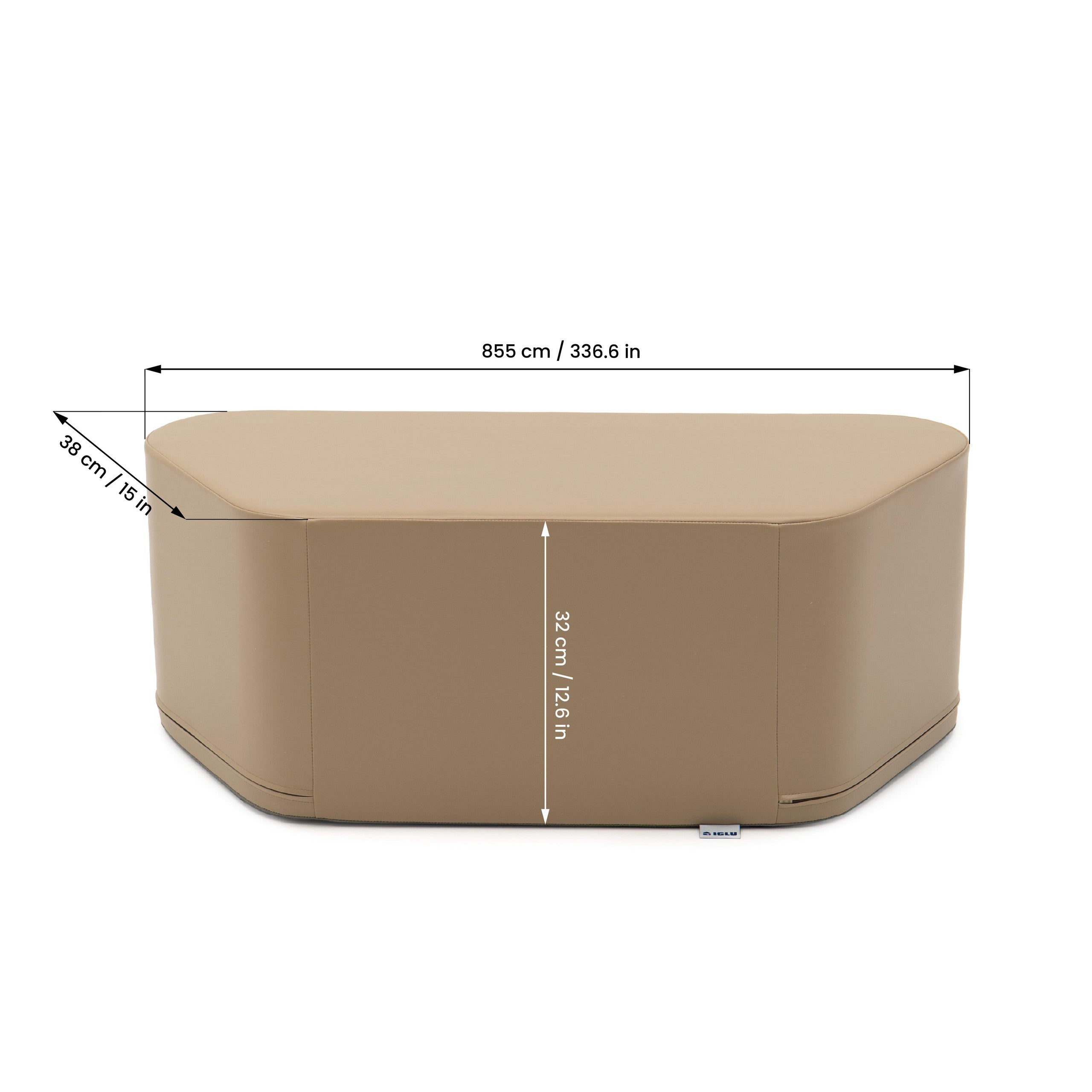 Play Pouf Bench - Beige