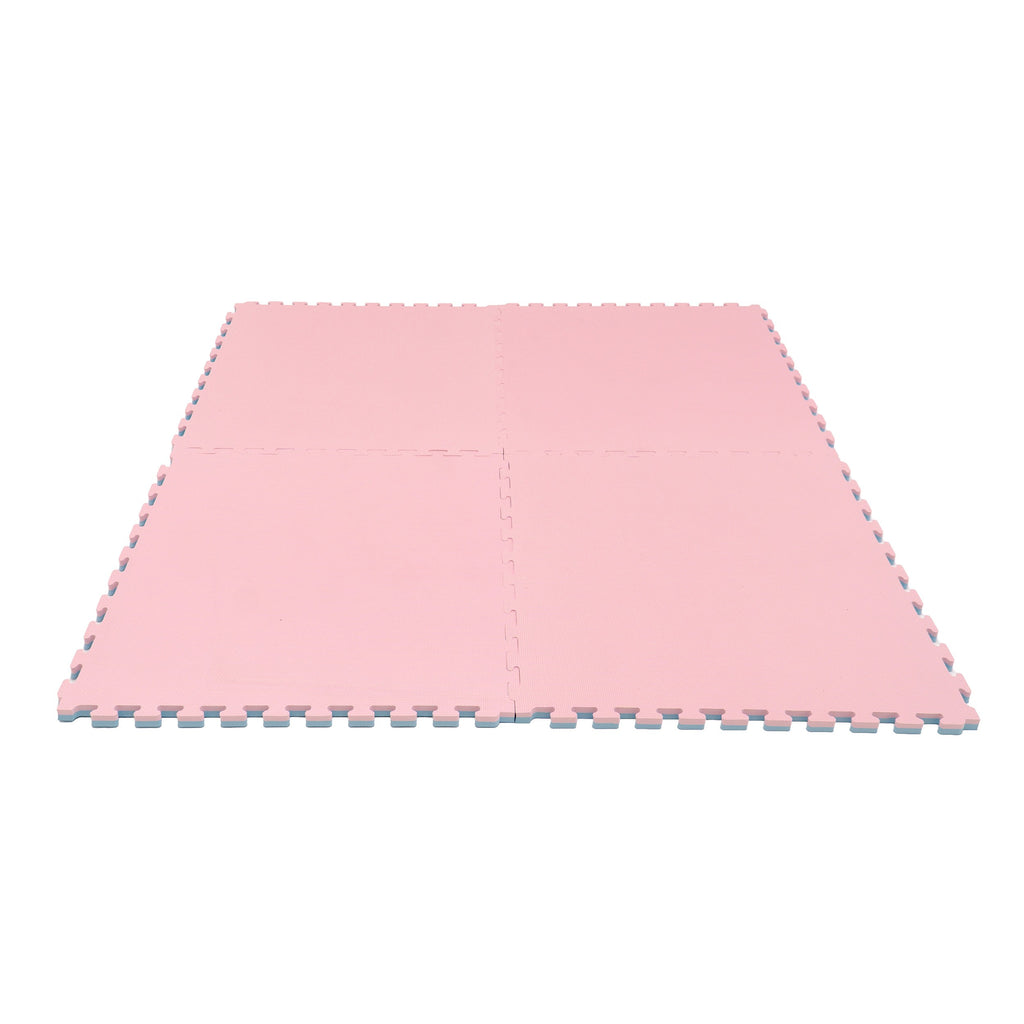 Large Foam Puzzle Mats - Baby Pink / Baby Blue