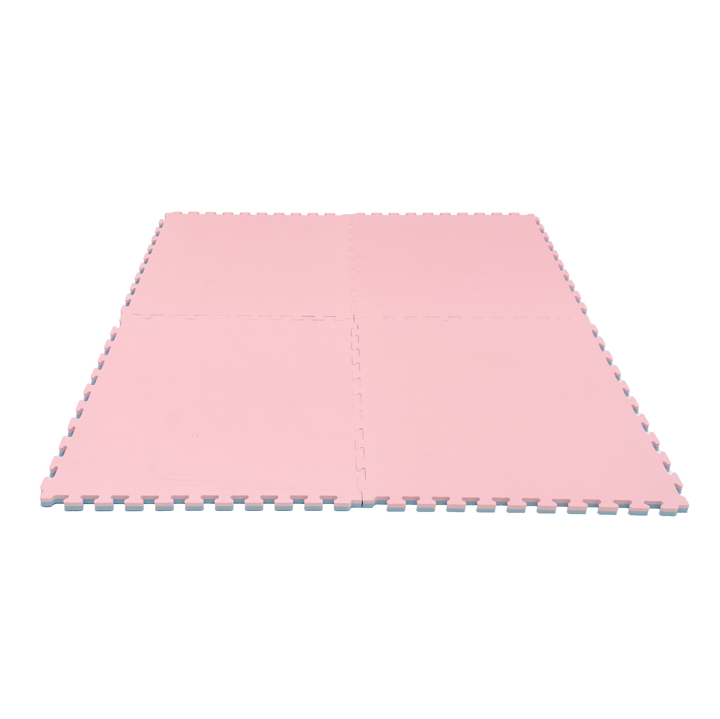 Large Foam Puzzle Mats - Baby Pink / Baby Blue