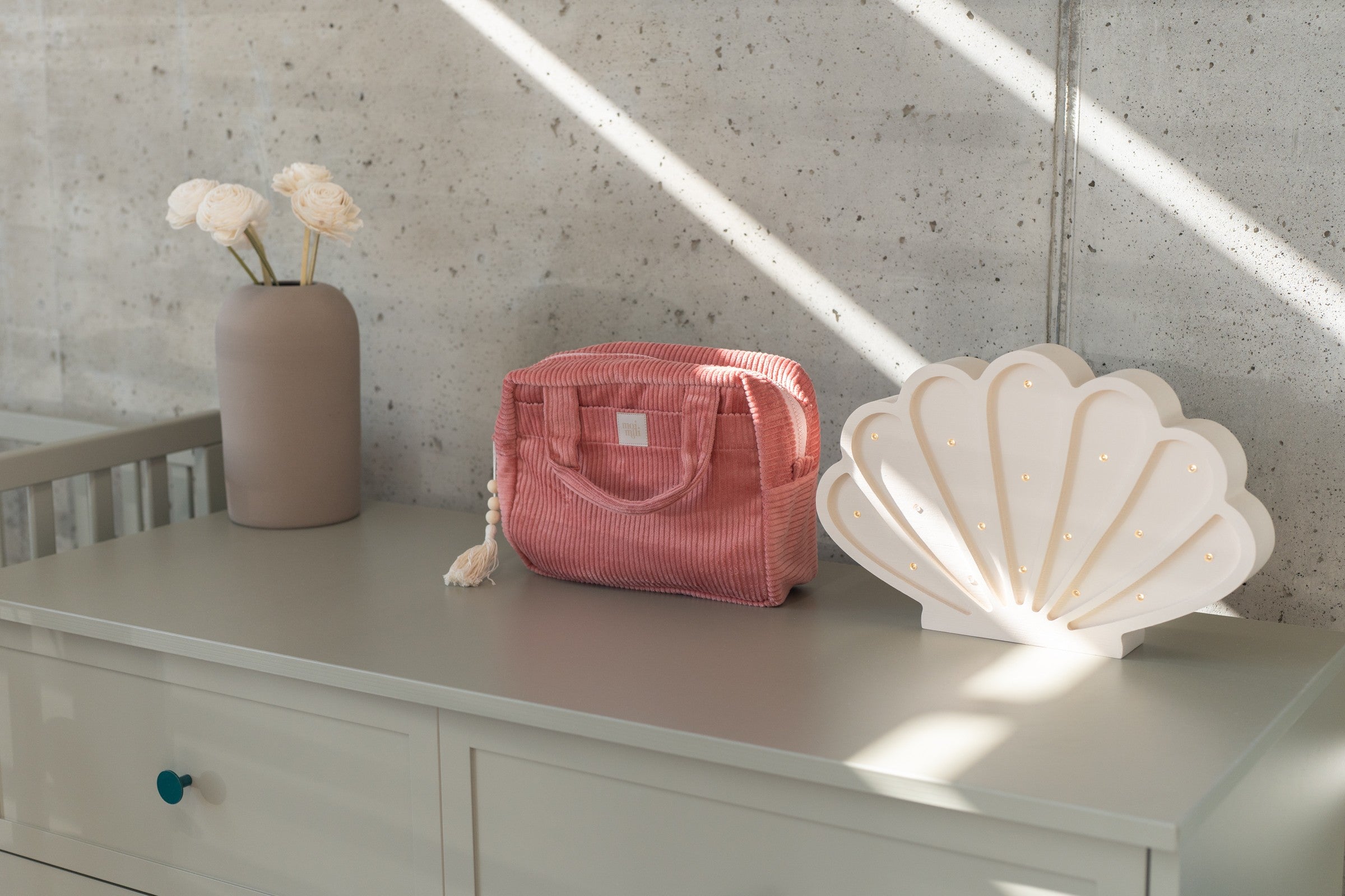 Make-Up Bag Set of 2 - Coral