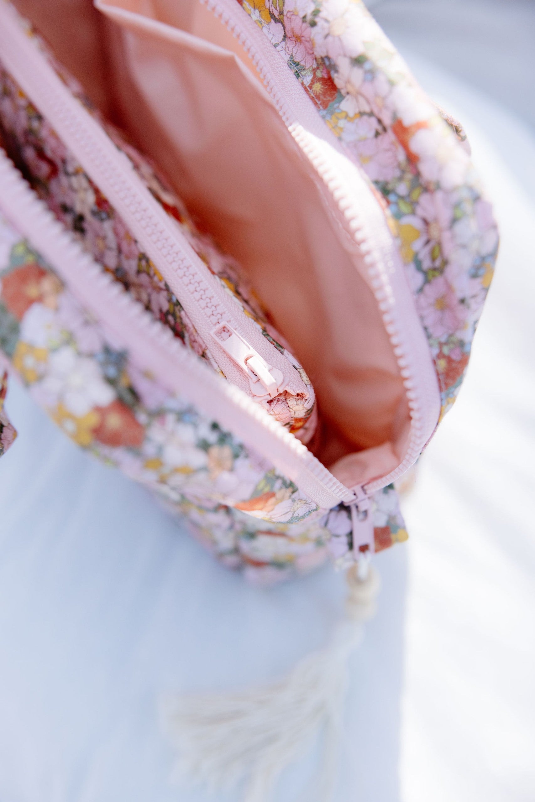 Large Make-Up Bag - Green Garden