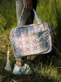 Large Make-Up Bag - Red Flowers