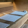 Linen Sauna Seat Cover
