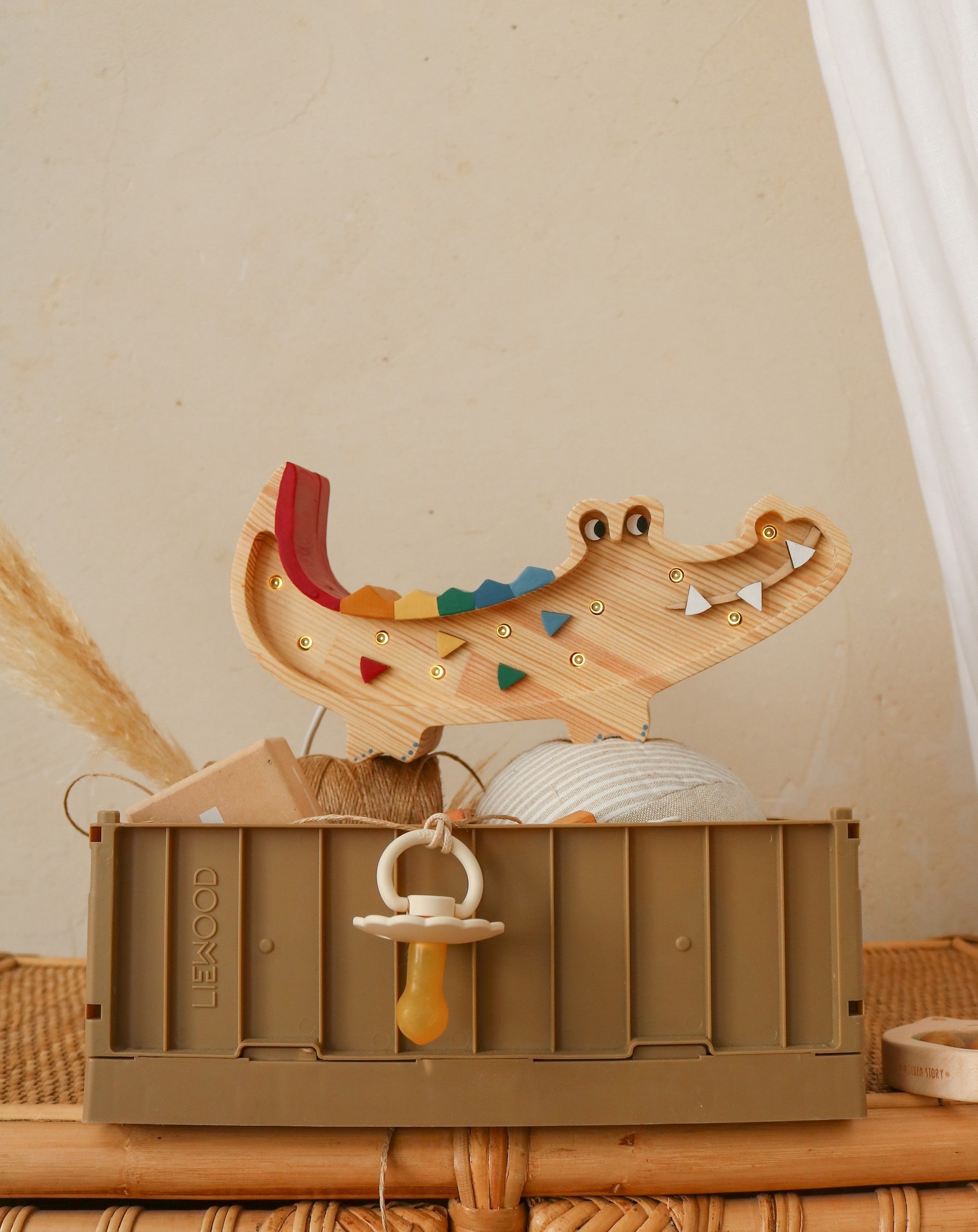 Little Lights Mini Crocodile Lamp