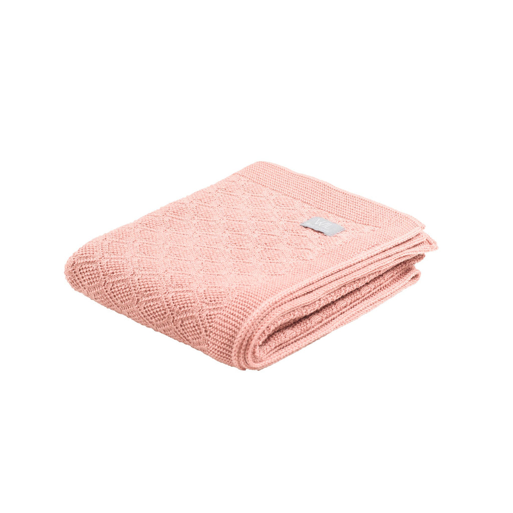 Merino wool baby blanket HAPPINESS