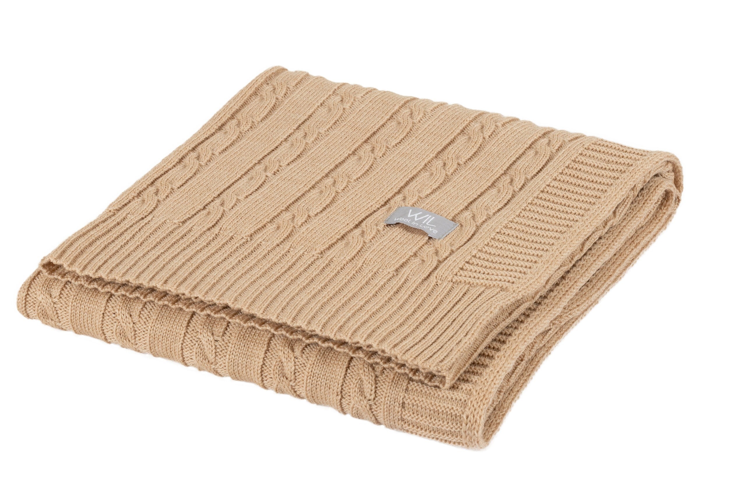 Merino wool baby blanket HOPE