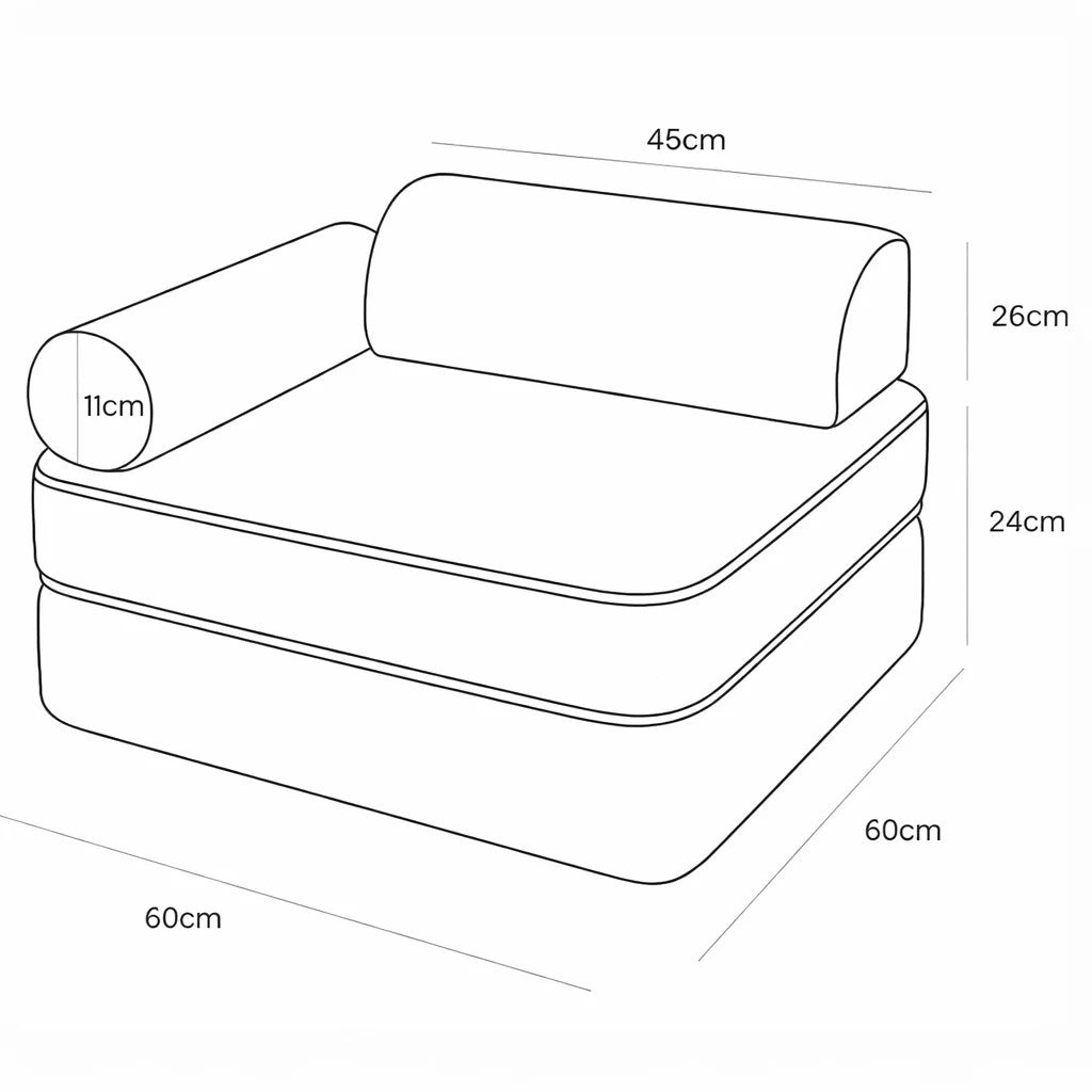 Modular Armchair for Child, Giraffe