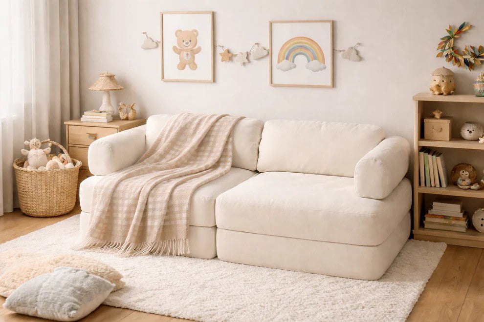 Modular Play Sofa for Children - Beige