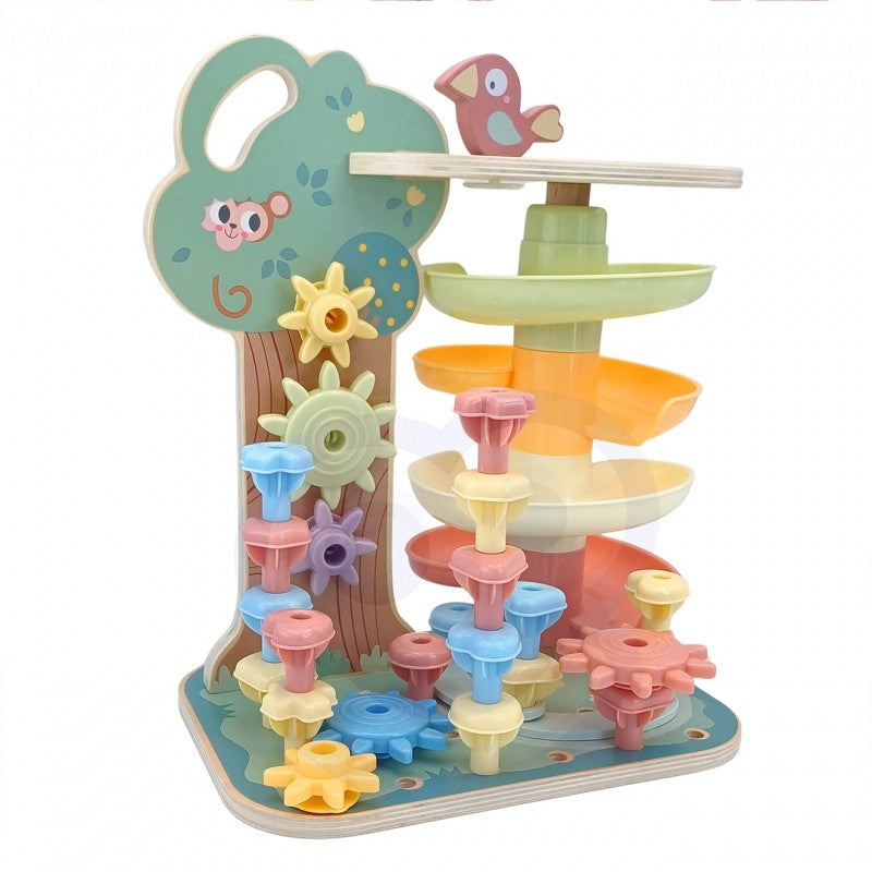 Montessori 4in1 Ball Track Activity Tree