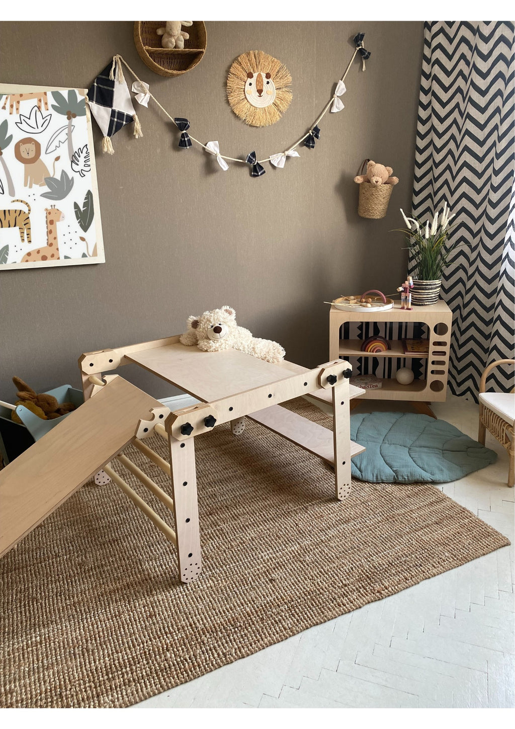 Montessori Climbing Set / Table / Drawing Board NABU